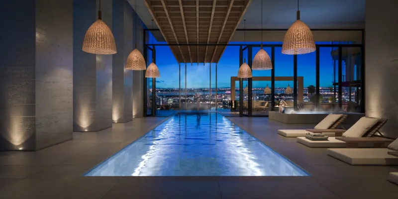 Montreal, QC – Residential Landscaping at Tour des Canadiens 3 Condos